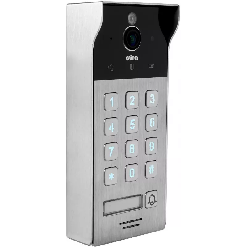 Video Doorbell EURA VDP-30C5 Tuya, 1080p, Wi-Fi, Two-Way Audio, PIR Motion Detection, Night Vision, IP54, Wireless Chime