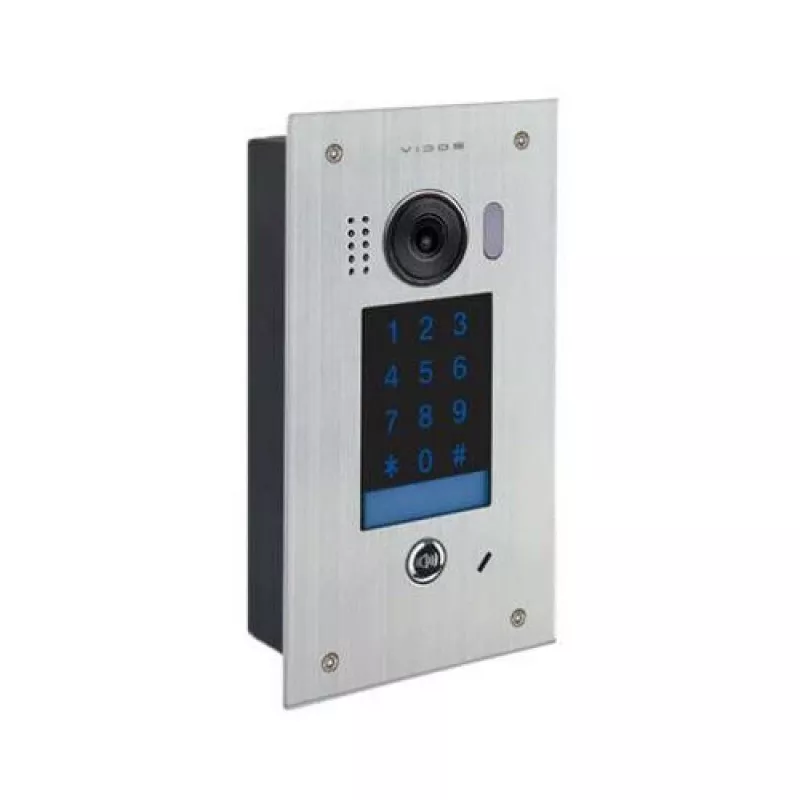 VIDOS DUO S1401D Gate Station - Full HD 1080p, 2-Wire, Silver