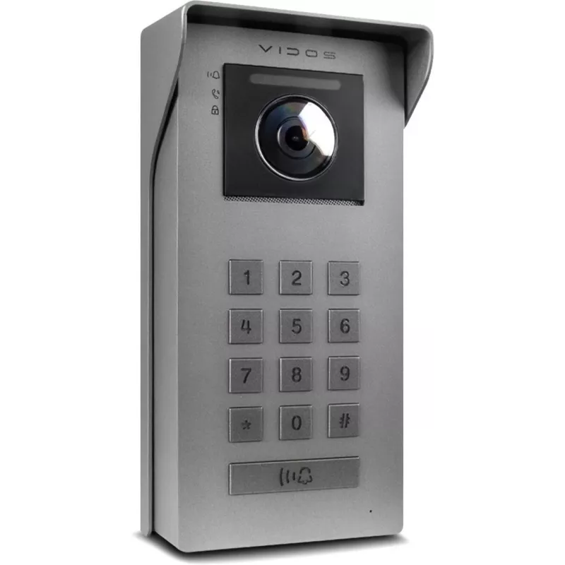 VIDOS IPX S100 Outdoor Panel IP Video Door Station 2MP 1080p PoE Wi-Fi Black