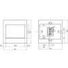 VIDOS OP07 Exit Button – Stainless Steel Door Release Switch with NO/NC Contacts