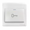 VIDOS OP07 Exit Button – Stainless Steel Door Release Switch with NO/NC Contacts
