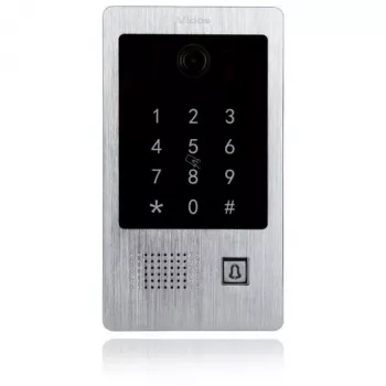 VIDOS S20DA Outdoor Door Panel - 1/3 inch CMOS, 600 TVL, IR Night Vision, 4-Wire, IP54, Silver
