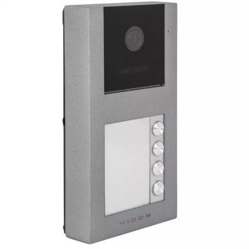 VIDOS X S11-4 Outdoor Panel 2-Wire Digital Door Station with 1080p Camera and IR Night Vision