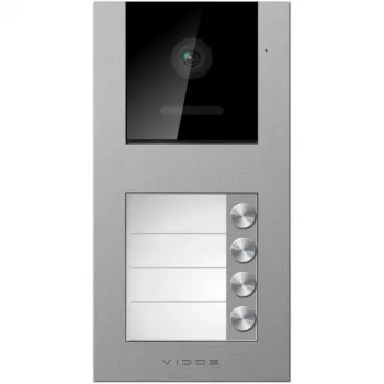 VIDOS X S11-4 Outdoor Panel 2-Wire Digital Door Station with 1080p Camera and IR Night Vision