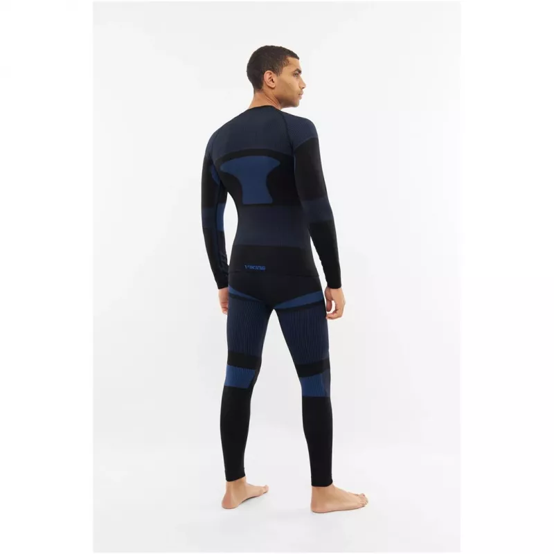 Viking Base Layer Dante Man Set - Men's Thermal Underwear, Black, Size L