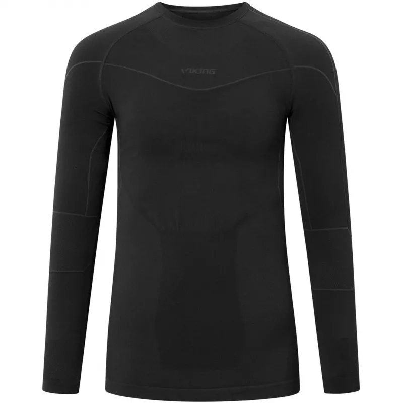 VIKING Gary Set Bamboo Men's Thermal Underwear Set, Size M, Black