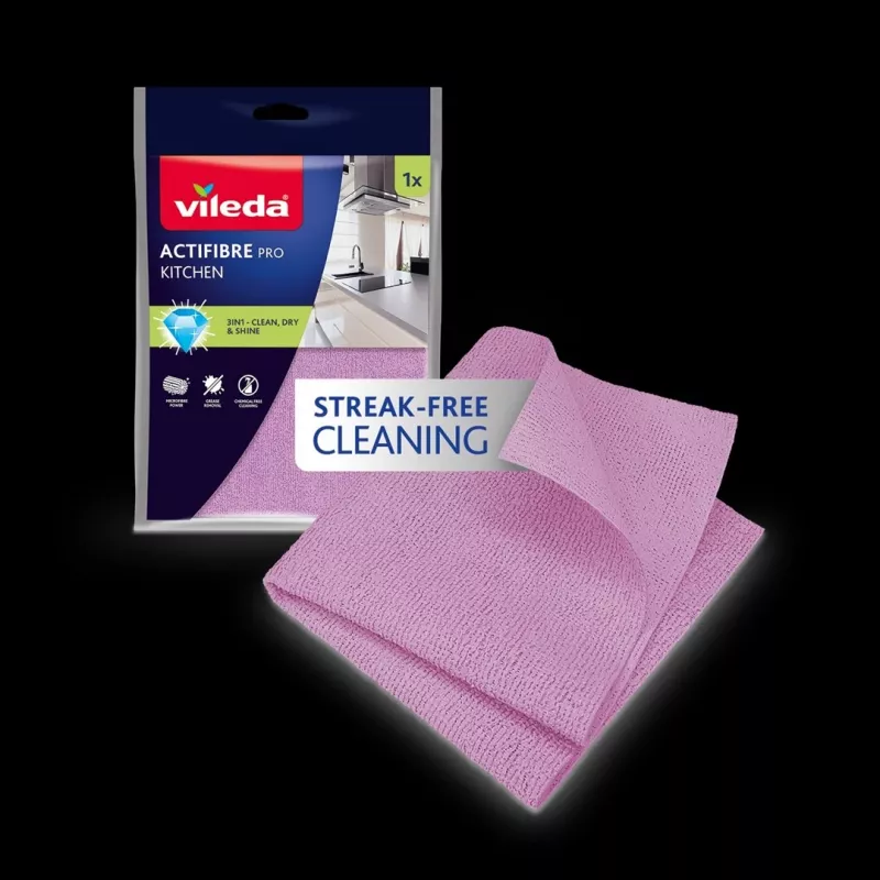 Vileda Actifibre Pro All-Purpose Kitchen Cloth, 1 Piece