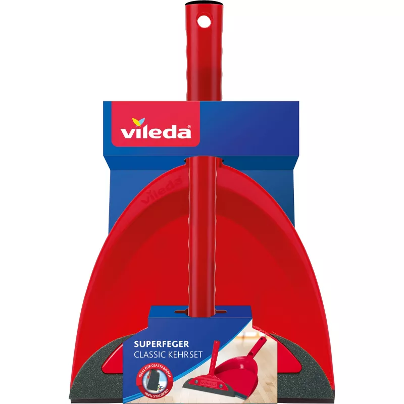 VILEDA Superfeger Classic Broom System + Superfeger Classic Cleaning Set Box