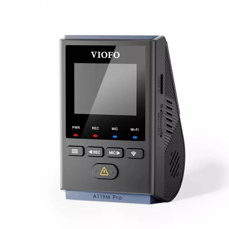 VIOFO A119M Pro 2K QHD Dash Camera with Sony STARVIS 2 IMX675, Built-in GPS & Wi-Fi, Super Capacitor, 140° FOV, 1.5-inch Display