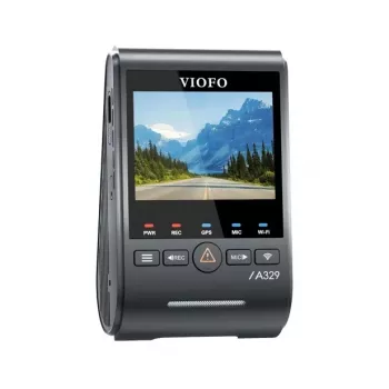 VIOFO A329S 1CH GPS 4K UHD Dash Camera with Sony STARVIS 2 IMX678, Built-in GPS, Wi-Fi, Parking Mode, 2.4-inch LCD, Super Capacitor, Up to 512GB