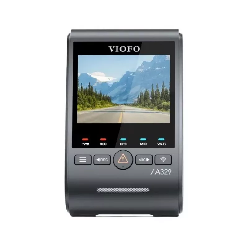 VIOFO A329S 1CH GPS 4K UHD Dash Camera with Sony STARVIS 2 IMX678, Built-in GPS, Wi-Fi, Parking Mode, 2.4-inch LCD, Super Capacitor, Up to 512GB