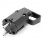 VIPLAST 325-05 Uni-Schuko Grounded Plug with Ear, 16A 250V, IP20, Black