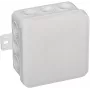VIPLAST V5 Klik Surface-Mounted Empty Junction Box, 12 Cable Entries, IP54, White, 75x75x41 mm, 035-01