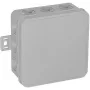 VIPLAST V6 Surface-Mounted Empty Junction Box, 12 Knockout Entries, Grey, IP54, 85x85x41mm, Click Lid