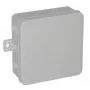 VIPLAST V7 Klik Surface-Mounted Empty Junction Box, 12 Cable Entries, White, IP54, 100x100x41mm