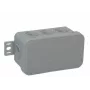 VIPLAST V8 Klik Surface-Mounted Empty Junction Box, 8 Cable Entries, Grey, IP54, 80x45x41mm, 038-03