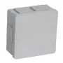 VIPLAST VP-02 Surface-Mounted Enclosure, 6 Cable Entries, IP55, Grey, 86x86x40mm