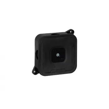 VIPLAST VP-2 Surface Mount Junction Box, Empty, 4 Cable Entries, IP44, Black, 85x85x35 mm