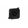 VIPLAST VP-2 Surface Mount Junction Box, Empty, 4 Cable Entries, IP44, Black, 85x85x35 mm
