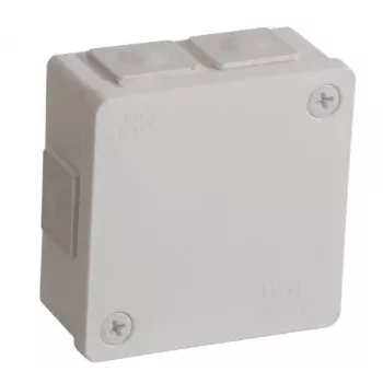 VIPLAST VP-22 Surface-Mounted Junction Box 6 Entries IP55 White 86x86x40mm