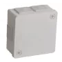 VIPLAST VP-22 Surface-Mounted Junction Box 6 Entries IP55 White 86x86x40mm