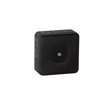 VIPLAST VP-31 Surface-Mounted Empty Junction Box, 12 Knock-Out Entries, IP55, Black, 85x85x37 mm