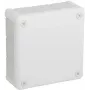 VIPLAST VP-51 Surface-Mounted Empty Junction Box, 12 Cable Entries, White, IP55, 118x118x46 mm