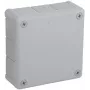 VIPLAST VP-51 Surface-Mounted Junction Box, 12 Inlets, Grey, IP55, 118x118x46 mm