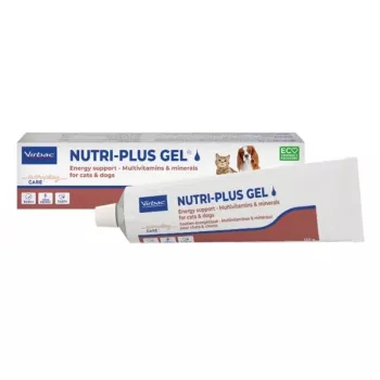 Virbac Nutri-Plus Gel 120g+C High-Energy Nutritional Supplement for Dogs and Cats