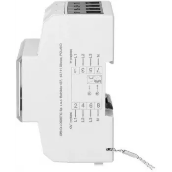 Virone EM-3 3-Phase Energy Meter, 80A, 3 Modules, DIN Rail TH-35mm