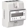 Virone EM-3 3-Phase Energy Meter, 80A, 3 Modules, DIN Rail TH-35mm