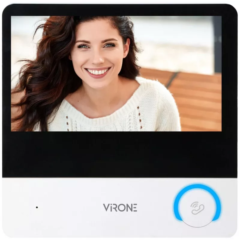 Virone VDP-67 Video Intercom FullHD 1080p, 7-Inch Color LCD Monitor, RFID Reader, Tuya Smart Wi-Fi