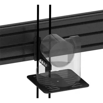 Vision VFM-MNU/P3X75 Robust Wall & Rail Mount Kit for 3 LCD Displays 65-75 inch Portrait Steel Aluminium Black