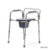 VITEA CARE MDH DRVW02 Foldable Toilet Chair with Height Adjustment