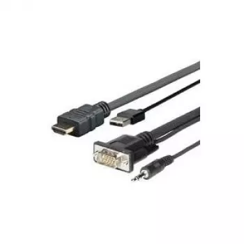 VivoLink PRO HDMI+USB and Micro VGA Wall Plate Switcher (PROHDMIMVGA3)