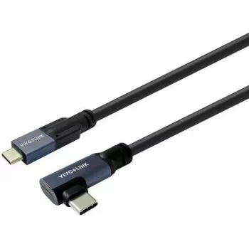 Vivolink PROUSBCMM10A USB-C to USB-C Angled Cable 1m 10Gbps 100W 4K
