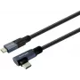 Vivolink PROUSBCMM10A USB-C to USB-C Angled Cable 1m 10Gbps 100W 4K
