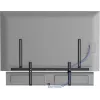 Vivolink TV-Mounted Flexible Universal Shelf VLMSBSHELF – Top-of-TV Steel Shelf for Soundbars & Media Devices, 6 kg Load, Tool-Free Clamp, Black