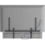 Vivolink TV-Mounted Flexible Universal Shelf VLMSBSHELF – Top-of-TV Steel Shelf for Soundbars & Media Devices, 6 kg Load, Tool-Free Clamp, Black