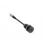 Vivolink USB-C Desk Socket Black with 0.3 m USB-C Cable