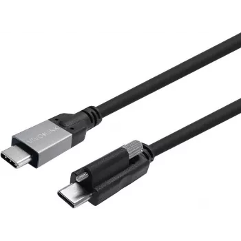 Vivolink USB-C Screw to USB-C Cable 8m, Enterprise-Tested, 10Gbps, PD 100W, 4K60 (PROUSBCMMS8)