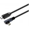 Vivolink USB-C to USB-C Cable Angled for Professional Use (PROUSBCMMS8A)