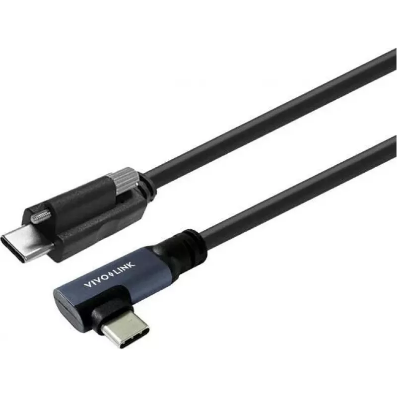 Vivolink USB-C to USB-C Cable Angled for Professional Use (PROUSBCMMS8A)