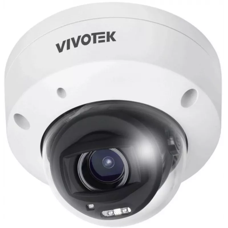 VIVOTEK FD9380-HTV-V2 5MP Outdoor Dome IP Camera with Motorized Lens, IR, WDR Pro, IP66, IK10, PoE