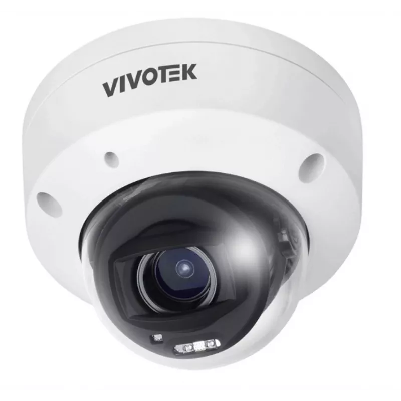 VIVOTEK FD9380-HTV-V2 5MP Outdoor Dome IP Camera with Motorized Lens, IR, WDR Pro, IP66, IK10, PoE