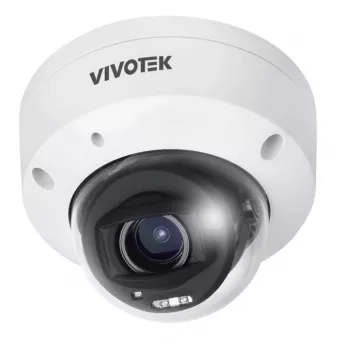 VIVOTEK FD9380-HTV-V2 5MP Outdoor Dome IP Camera with Motorized Lens, IR, WDR Pro, IP66, IK10, PoE