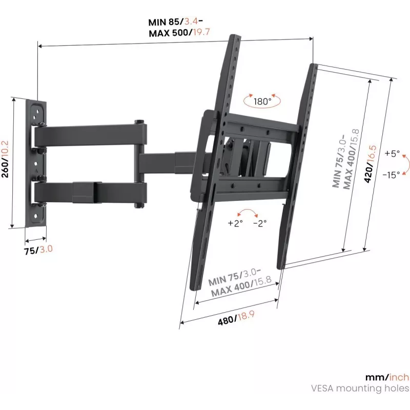 Vogels UP 4043 Full Motion Mount M