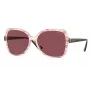 VOGUE VO5488S30625Q Women's Butterfly Sunglasses - Transparent Pink Frame, Dark Violet Gradient Lens, 56mm