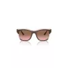 VOGUE VO5557S313614 Women's Sunglasses - Transparent Grey Frame, Dark Grey Lens, 54mm