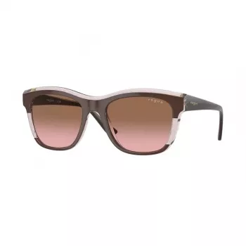 VOGUE VO5557S313614 Women's Sunglasses - Transparent Grey Frame, Dark Grey Lens, 54mm